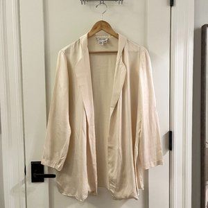 Vintage Cream Silk "Jacket"